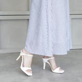 日本製 スクエアトゥ ストラップ ミュール サンダル ハイヒール | SHOE FANTASY | 詳細画像21 