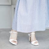 日本製 スクエアトゥ ストラップ ミュール サンダル ハイヒール | SHOE FANTASY | 詳細画像22 