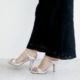 日本製 スクエアトゥ ストラップ ミュール サンダル ハイヒール | SHOE FANTASY | 詳細画像32 