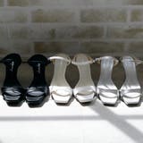 日本製 スクエアトゥ ストラップ ミュール サンダル ハイヒール | SHOE FANTASY | 詳細画像4 