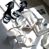 日本製 スクエアトゥ ストラップ ミュール サンダル ハイヒール | SHOE FANTASY | 詳細画像7 