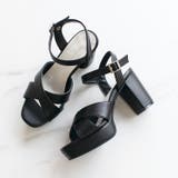 日本製 クロスストラップ プラットフォーム サンダル | SHOE FANTASY | 詳細画像9 