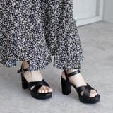 日本製 クロスストラップ プラットフォーム サンダル | SHOE FANTASY | 詳細画像15 