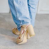 日本製 クロスストラップ プラットフォーム サンダル | SHOE FANTASY | 詳細画像21 