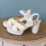 日本製 クロスストラップ プラットフォーム サンダル | SHOE FANTASY | 詳細画像26 