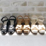 日本製 クロスストラップ プラットフォーム サンダル | SHOE FANTASY | 詳細画像42 