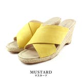 mustard | 日本製 ジュート ウェッジソール サンダル ミュール | SHOE FANTASY