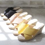 日本製 ジュート ウェッジソール サンダル ミュール | SHOE FANTASY | 詳細画像4