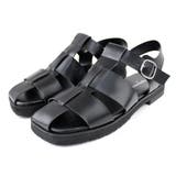 black | 日本製 ボリューム グルカサンダル | SHOE FANTASY