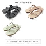フラットストラップサンダル サンダル リゾートサンダル | SHOE FANTASY | 詳細画像3 