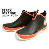 Black/Orange | レインシューズ メンズ レインブーツ | ShoeSquare
