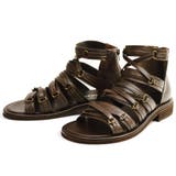 D/Brown | グラディエーターサンダル メンズサンダル ミドルカット | ShoeSquare