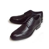 ［E］ウィングチップ/ブラック | ビジネスシューズ メンズ 本革 | ShoeSquare