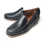Navy | 本革 ローファー スリッポン | ShoeSquare