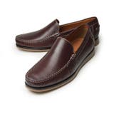 Red/Brown | 本革 ローファー スリッポン | ShoeSquare