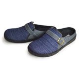 Navy | サボサンダル メンズサンダル スリッポン | ShoeSquare