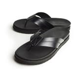 Black | サンダル メンズ トングサンダル | ShoeSquare