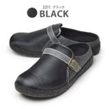 【無地】2211 Black | サボサンダル メンズ スリッポン | ShoeSquare