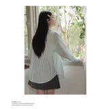 韓国 ファッション ストライプシャツ | Shoowtime | 詳細画像6