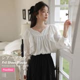 韓国 ファッションシアー ブラウス | Shoowtime | 詳細画像1 