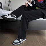 ブラック | ワイドパンツ デニム メンズ | Shoowtime