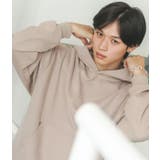 B (グレージュ) | レイヤード パーカー メンズ | Shoowtime