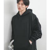 F (ブラック) | レイヤード パーカー メンズ | Shoowtime