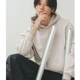 L (グレーアッシュ) | レイヤード パーカー メンズ | Shoowtime