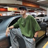 I (グリーン) | ビッグシルエット tシャツ メンズ | Shoowtime