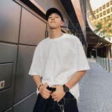A (ホワイト) | ビッグシルエット tシャツ メンズ | Shoowtime