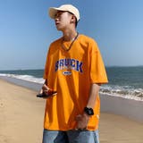 オレンジ | tシャツ メンズ 韓国ファッション | Shoowtime