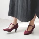 ワイン | パンプス ストラップ Tストラップ | shop kilakila