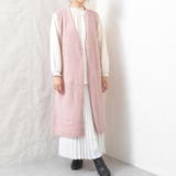 スモークピンク | ジレ ロング レディース | shop kilakila