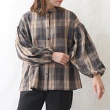 ブラウン×ベージュ | ブラウス レディース カジュアル | shop kilakila