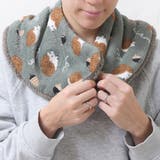 ハリネズミ[カーキ] | ネックウォーマー レディース おやすみマフラー | shop kilakila