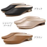 スクエアトゥ ミュール Vカット | shop kilakila | 詳細画像2