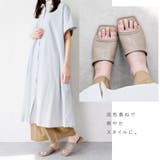 スクエアトゥ サンダル ローヒール | shop kilakila | 詳細画像16