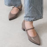 エナメルチャコール | パンプス レディース ストラップ | shop kilakila