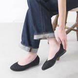 ブラック | パンプス フラットシューズ ローヒール | shop kilakila