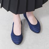 ネイビー | パンプス フラットシューズ ローヒール | shop kilakila
