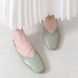 スムースペールグリーン | パンプス フラットシューズ スクエアトゥ | shop kilakila