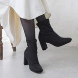 スエードブラック | ショートブーツ レディース ストレッチブーツ | shop kilakila