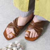 ブラウン | サンダル レディース ぺたんこ | shop kilakila