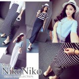 カットソー生地ロングタイトスカート ロング丈 | ShopNikoNiko | 詳細画像1