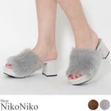 夏新作 ファーサンダル 靴 | ShopNikoNiko | 詳細画像1 