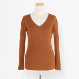 春新作 Ｖネックベーシックリブニットトップス ma | ShopNikoNiko | 詳細画像6 