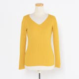 春新作 Ｖネックベーシックリブニットトップス ma | ShopNikoNiko | 詳細画像7 