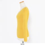 春新作 Ｖネックベーシックリブニットトップス ma | ShopNikoNiko | 詳細画像10 