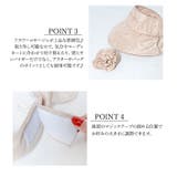冬新作 コサージュ付UVサンバイザー レディース | ShopNikoNiko | 詳細画像3