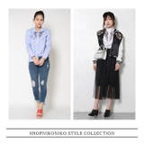 夏新作 刺繍フリルシャツ ma | ShopNikoNiko | 詳細画像2 